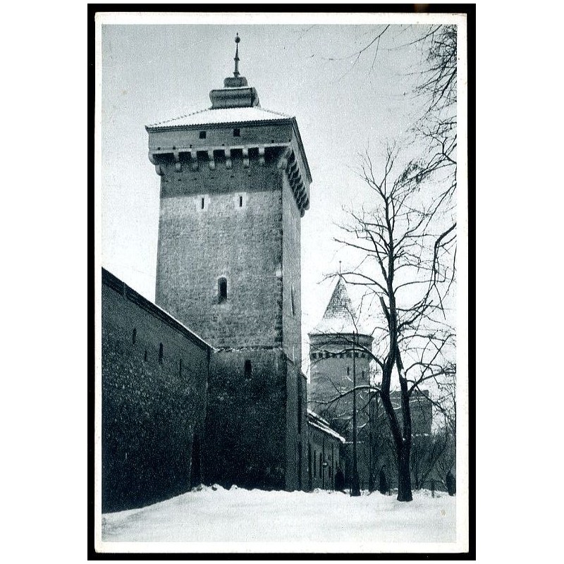 Kraków Brama Florjańska i część murów miejskich [...]. Fot. Otton Swoboda