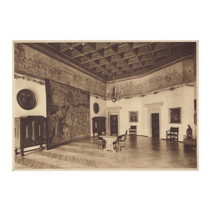 Kraków - Wawel - Zamek Król. Sala z fryzem z XVI w. (Przegląd wojsk). [...] Fot. St. Mucha. Nr. 20