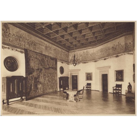Kraków - Wawel - Zamek Król. Sala z fryzem z XVI w. (Przegląd wojsk). [...] Fot. St. Mucha. Nr. 20