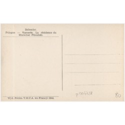 Belweder. Pologne - Varsovie. La résidence du Marechal Pilsudski