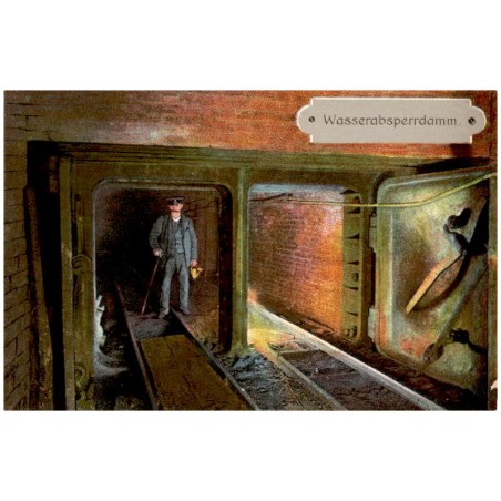 Wasserabsperrdamm. / Rewers: Sobtzik's Wittelsbach-Schokolade. Mona-Schokolade