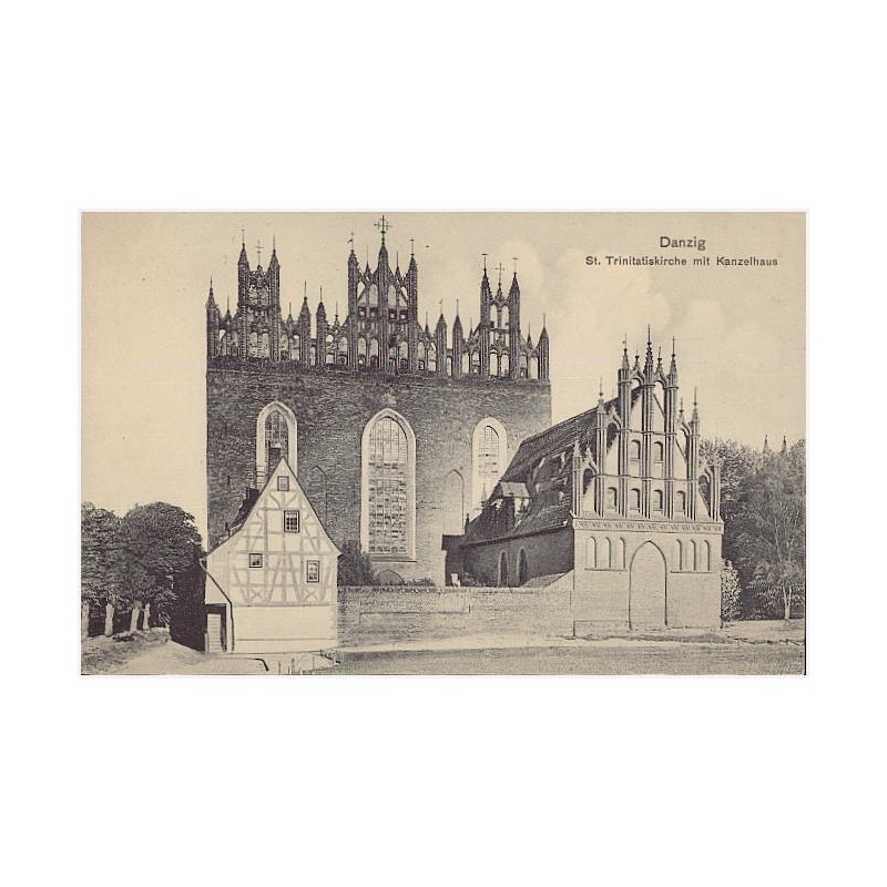 Danzig. St. Trinitatiskirche mit Kanzelhaus