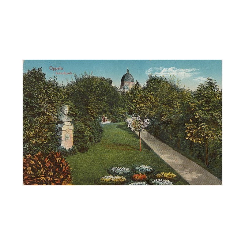 Oppeln. Schlosspark / Synagoga