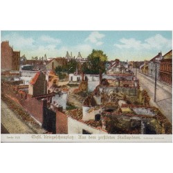 Oestl. Kriegsschauplatz: Aus dem zerstörten Stallupönen. Serie 15/5. Hofphotogr. Kühlewindt