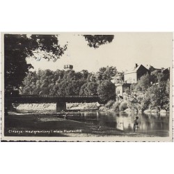 Cieszyn - Most graniczny i wieża Piastowska