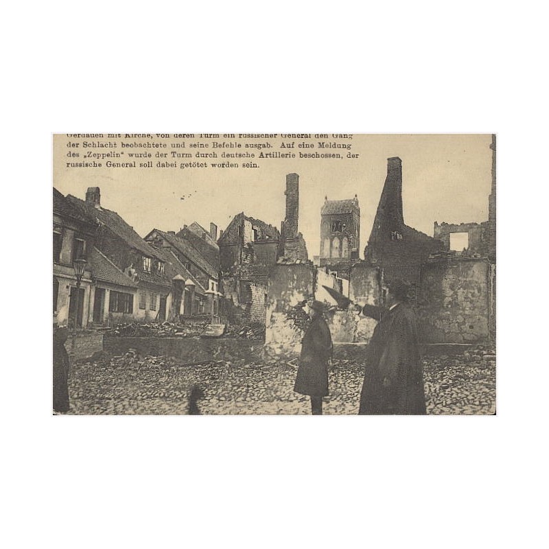 Gerdauen mit Kirche, von deren Turm ein russischer General [...]