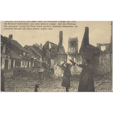 Gerdauen mit Kirche, von deren Turm ein russischer General [...]