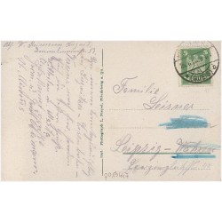 Bad Flinsberg im Isergebirge. Kurhaus und langer Berg