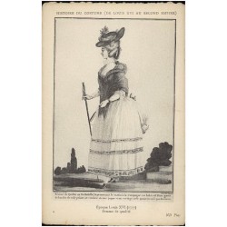 4 Époque Louis XVI (1777). Femme de qualité