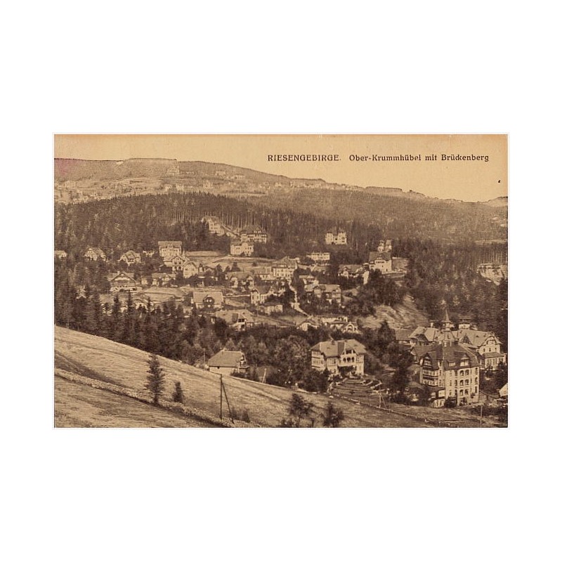 Riesengebirge. Ober-Krummhübel mit Brückenberg