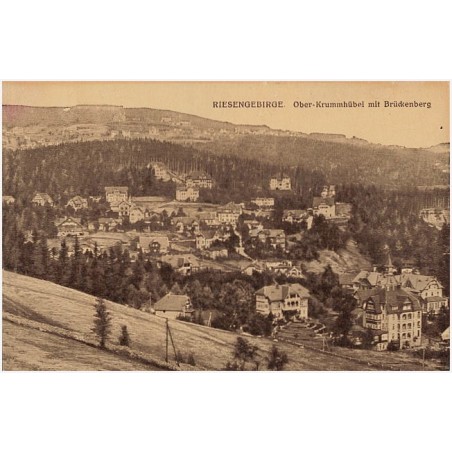 Riesengebirge. Ober-Krummhübel mit Brückenberg