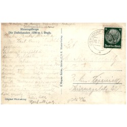 Die Daftebauden i. Rsgb. / Rewers: Riesengebirge. Die Daftenbauden 1250 m i. Rsgb.