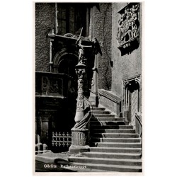 Görlitz. Rathausstreppe / Rewers: Görlitz i. Schl. Rathaustreppe