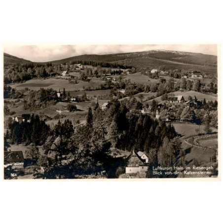 Luftkurort Hain im Riesengeb. Blick von den Katzensteinen 364