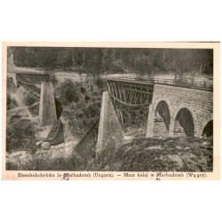 Eisenbahnbrücke in M[Cs]orbadomb (Ungarn). - Most kolej w M[Cs]orbadomb (Węgry).