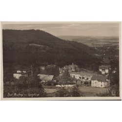 Bad Flinsberg i. Isergebirge [...] Blick über das Radiumbad nach d. Hasenstein