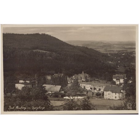 Bad Flinsberg i. Isergebirge [...] Blick über das Radiumbad nach d. Hasenstein