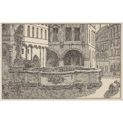 Neptunbrunenn am Untermarkt in Görlitz