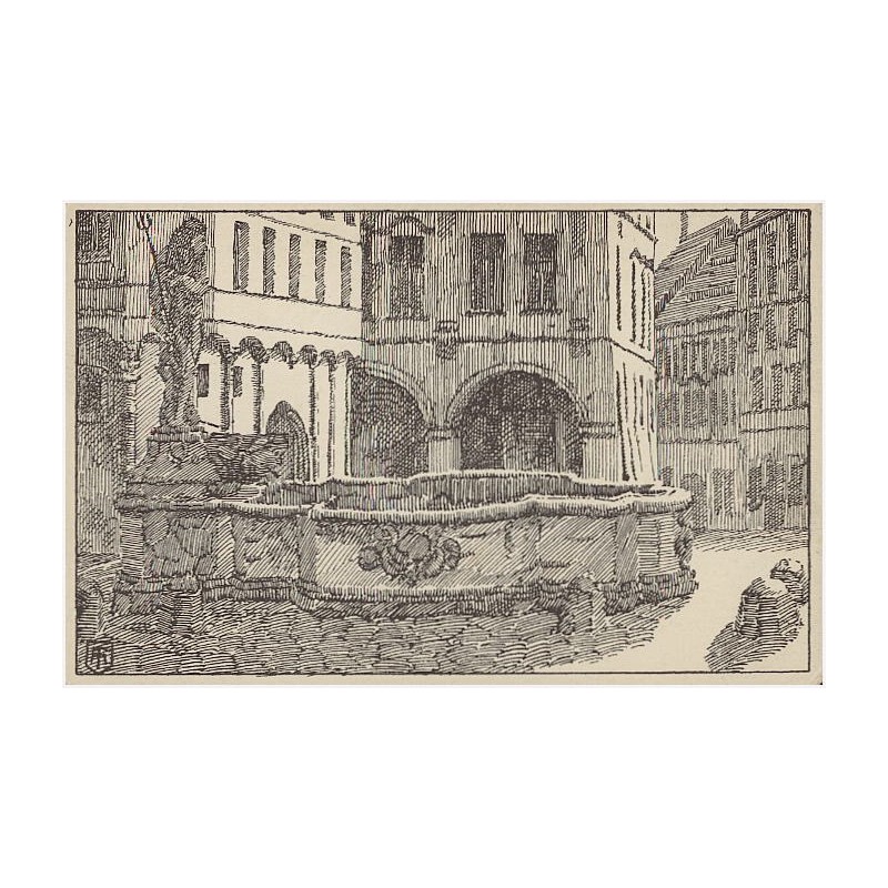 Neptunbrunenn am Untermarkt in Görlitz