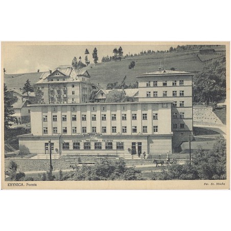 Krynica. Poczta. Fot. St. Mucha. Polska - Poland - Polen - Pologne. Krynica