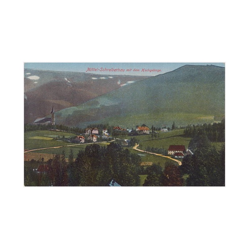 Mittel-Schreiberhau mit dem Hochgebirge