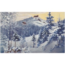 Riesengebirge. Burgruine Kynast, 657 m ü. M