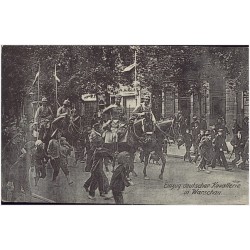 Einzug deutscher Kavallerie in Warschau
