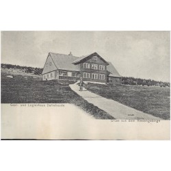 Gast- und Logierhaus Daftebaude. Gruss aus dem Riesengebirge / Moravská bouda