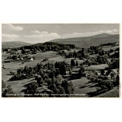 Saalberg im Riesengeb. Blick über das Genesungsheim zur Schneekoppe