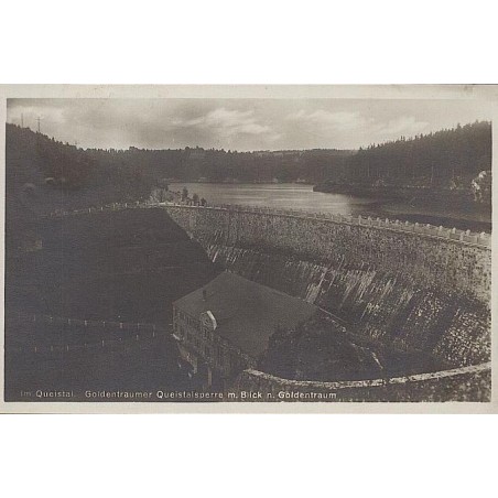 Im Queistal. Goldentraumer Queistalsperre m. Blick n. Goldentraum