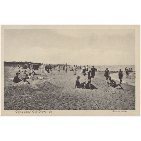 Ostseebad Ost-Dievenow. Strandleben