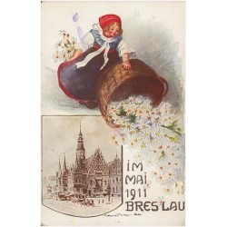 Im Mai 1911 Breslau. Margueritentag Breslau im Mai 1911