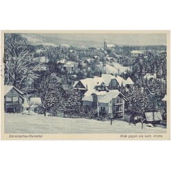 Schreiberhau-Mariental. Blick gegen die kath. Kirche