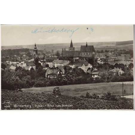 Münsterberg i. Schles. - Blick zum Münster. Stengel 64543