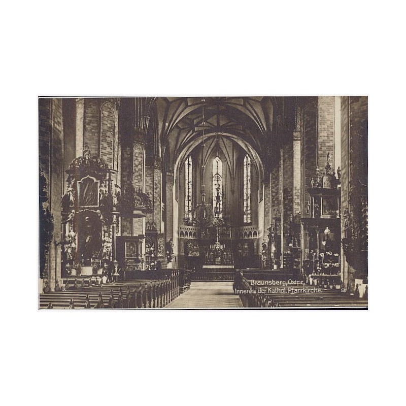 Braunsberg, Ostpr., Inneres der Kathol. Pfarrkirche. 9
