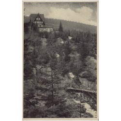 Riesengebirge. Zackelfallbaude mit Zackelklamm