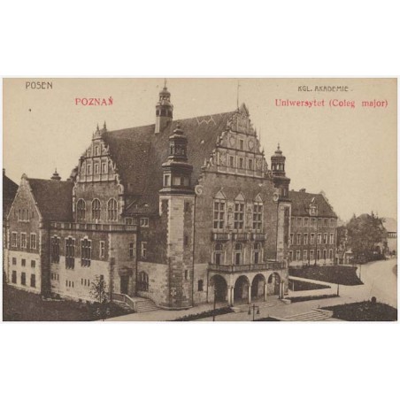 Posen. Kgl. Akademie. Poznań. Uniwersytet (Coleg major)