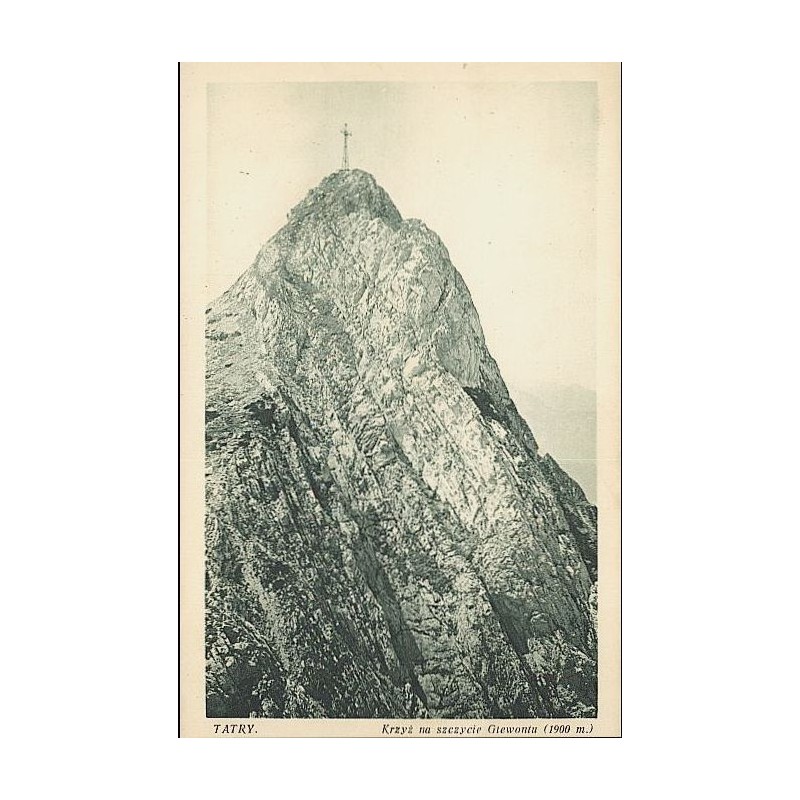 Tatry. Krzyż na szczycie Giewontu (1900 m.)