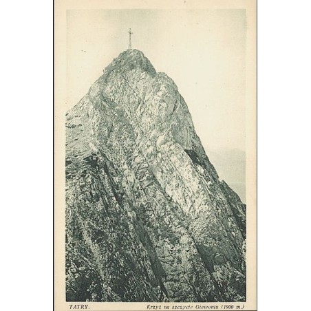 Tatry. Krzyż na szczycie Giewontu (1900 m.)