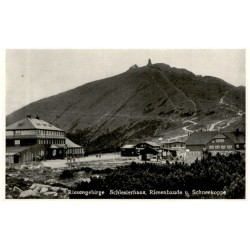 Riesengebirge. Schlesierhaus, Reisenbaude u. Schneekoppe