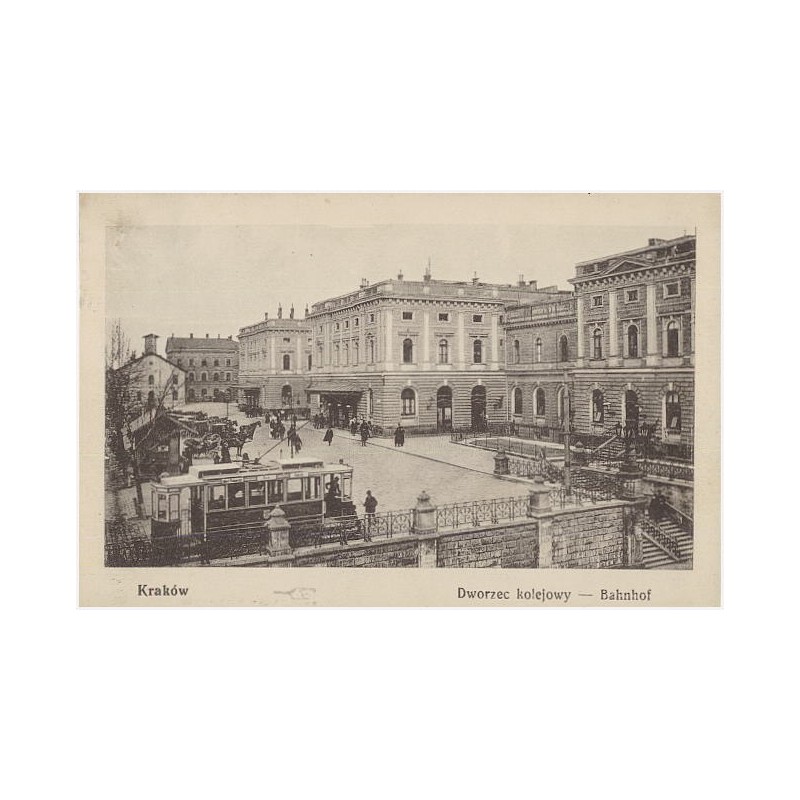 Kraków. Dworzec kolejowy - Bahnhof