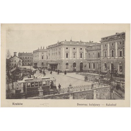 Kraków. Dworzec kolejowy - Bahnhof