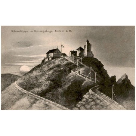 Schneekoppe im Riesengebirge, 1605 m ü. M.