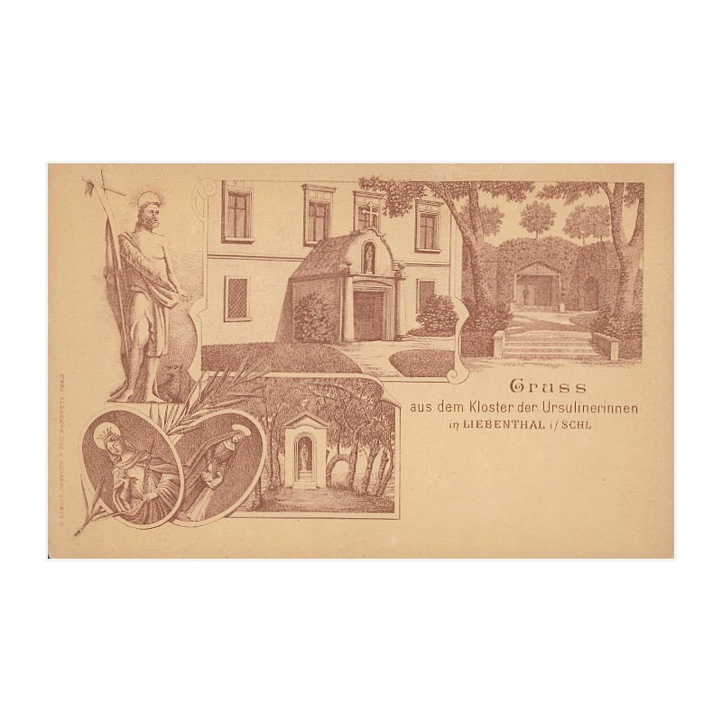Gruss aus dem Kloster der Ursulinerinnen in Liebenthal i/ Schl