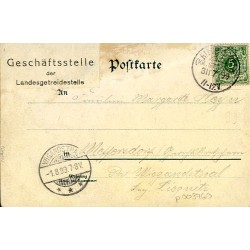 Gruss aus Lorenzberg. Beerenweinkelteriei u. Restauran[...]. Schloss. Pfarrei. Schule