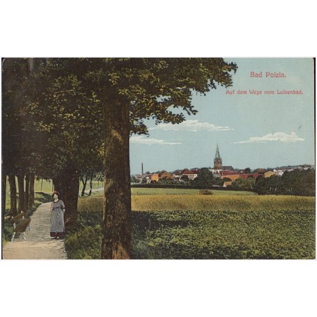 Bad Polzin. Auf dem Wege vom Luisenbad