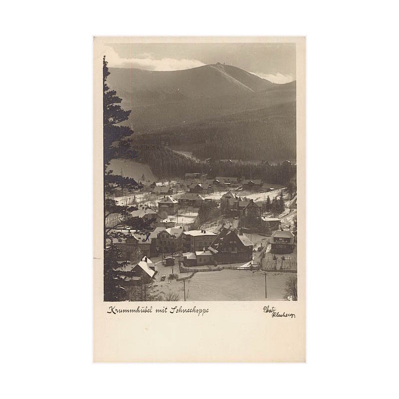 Krummhübel mit Schneekoppe Photo Kleeberg 61