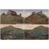Die Schneekoppe. Die Schneekoppe v. d. Grenzbauden. Die Schneekoppe m. Jubil.-Weg. Die Schneekoppe vom Koppenplan. Die Schneekop