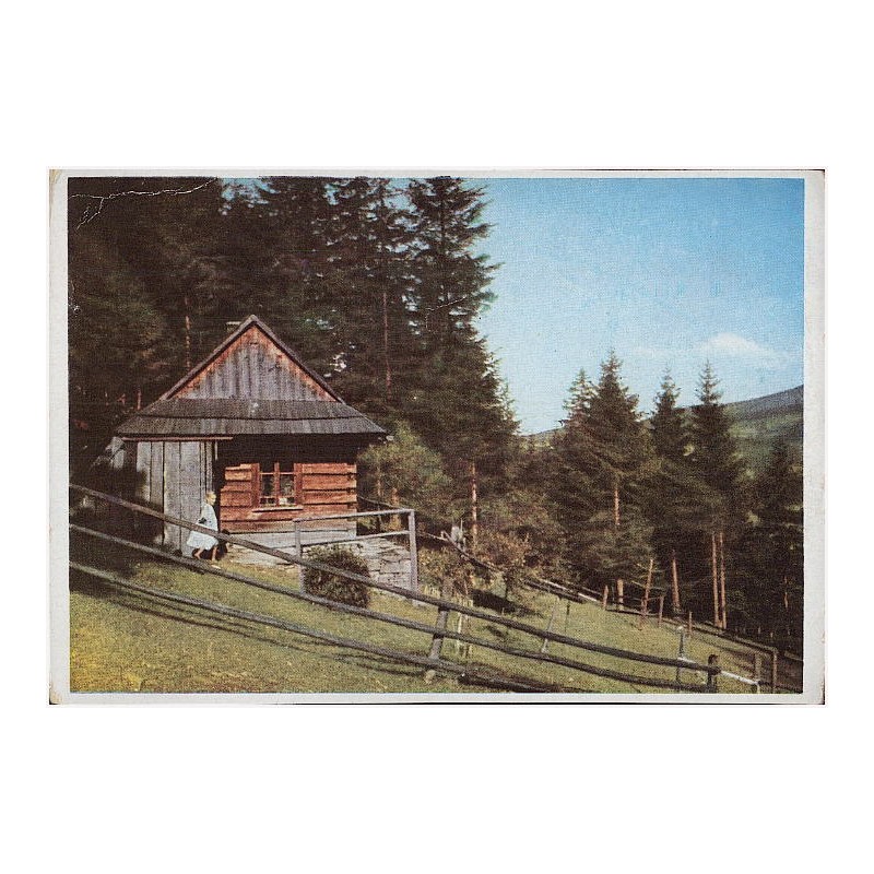 Schirk (Oberschlesien). Bauernhaus am Beskid