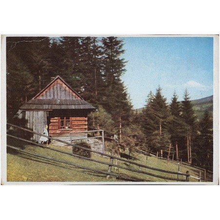 Schirk (Oberschlesien). Bauernhaus am Beskid